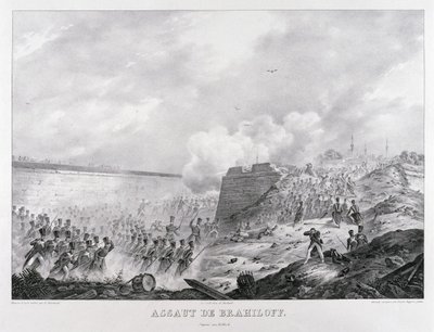 Stormingen av Brailov-festningen 15. juni 1828, 1829 av Karl Petrovich Beggrov