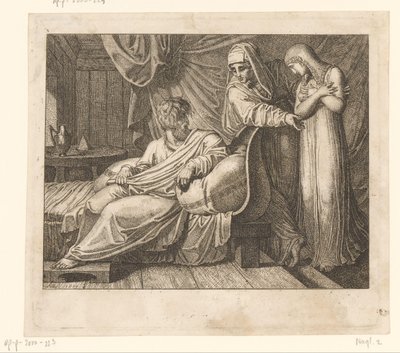 Sara introduserer Hagar for Abraham Ideer (serietittel) av Karl Russ