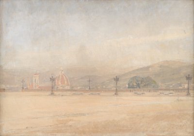 Piazzale Michelangelo nær Firenze av Karl Schou