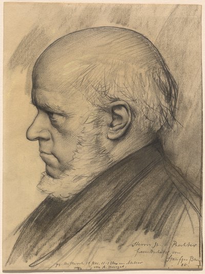 Adolf Menzel av Karl Stauffer Bern