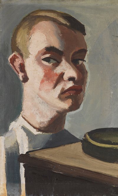 Selvportrett, ca. 1920. av Karl Tratt