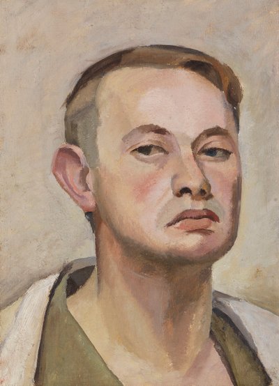 Selvportrett, ca. 1925. av Karl Tratt
