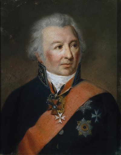 Portrett av Alexander Alexandrovich Sablukov 1749-1828, 1819 av Karl Wilhelm Bardou
