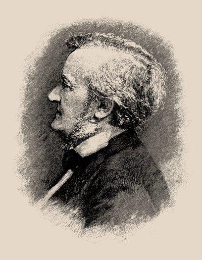 Portrett av komponisten Richard Wagner 1813-1883, 1900-1910-tallet. av Karl Wilhelm Diefenbach