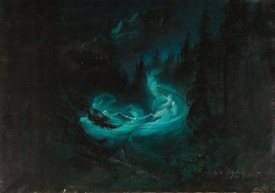 Eventyrdansen, 1895. av Karl Wilhelm Diefenbach