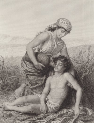 Hagar og Ismael av Karl Wilhelm Friedrich Bauerle