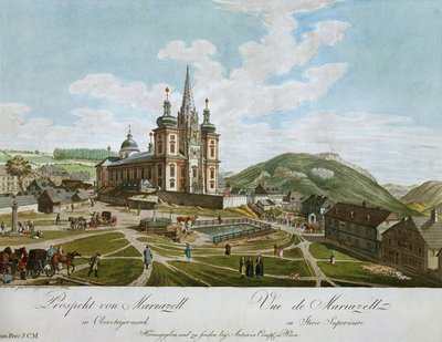 Mariazell klosterkirke av Karl von Schutz