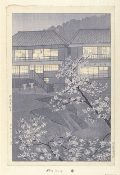 De varme kildene til Shuzenji Shuzenji onsen (tittel på objekt) av Kasamatsu Shirô