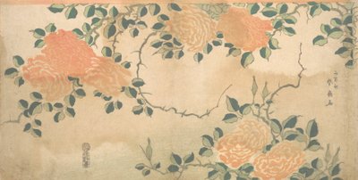 Roser, ca. 1810. av Kashosai Shunsen