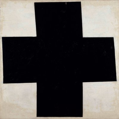 Svart kors Croix noire, 1915. av Kazimir Severinovich Malevich