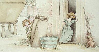 Gjemsel (akvarell på papir) av Kate Greenaway