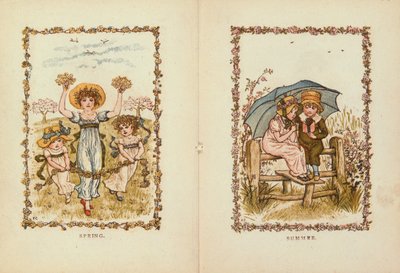Vår og sommer, 1800-tallet av Kate Greenaway