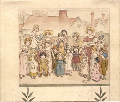 Gateforestilling av Kate Greenaway
