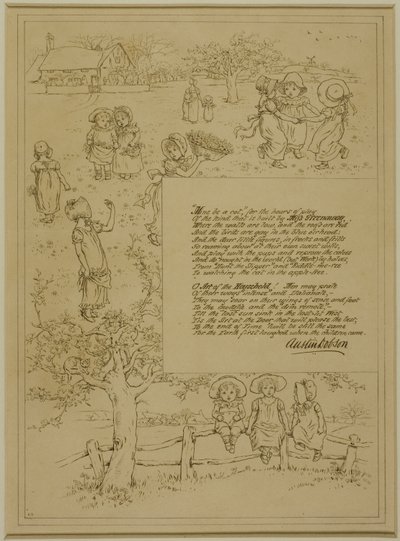 Studie for Home-Beauty av Kate Greenaway