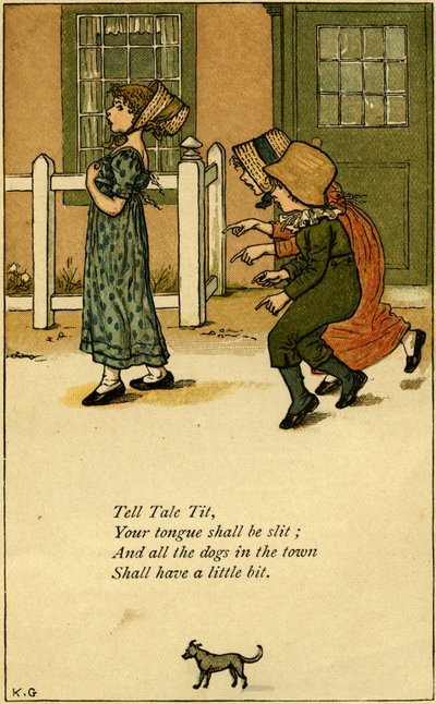 Fortell Tale Tit barnehage av Kate Greenaway