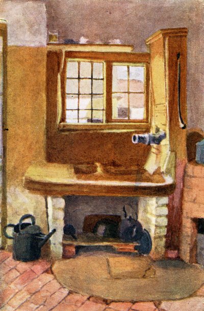 Kjøkkenpumpen , Rolleston av Kate Greenaway av Kate Greenaway