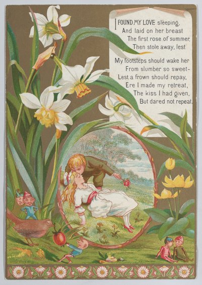 Valentinskort av Kate Greenaway