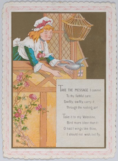 Valentinskort av Kate Greenaway