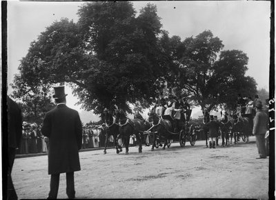 Hyde Park, City Of Westminster, London, 01.06.1907 (s/hvitt-bilde) av Katherine Jean Macfee