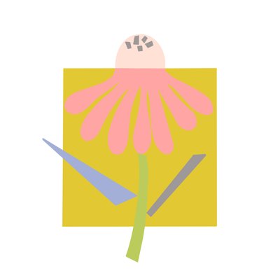 Håp, 2023 (digital illustrasjon fra original kollasj på papir) av Kathy Dunaway