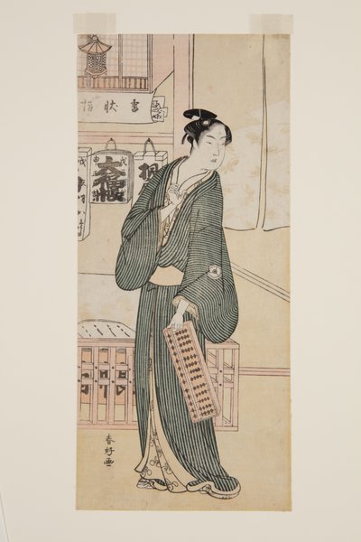 En c og r Feiring klan r? Doctor V As Hisamatsu (Dette er DBock p Hayashi t) av Katsukawa Shuncho