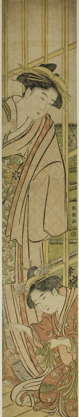 Spiller Temari av Katsukawa Shuncho