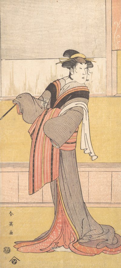 Segawa Chrysanthemum Woman Bra, ikke sant? 1791. av Katsukawa Shun