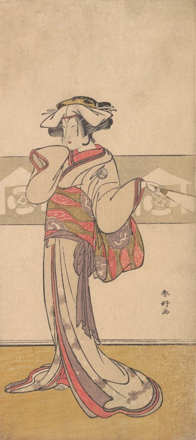 Segawa Chrysanthemums kvinne Fint medlem av veien, tiger på stranden, ikke sant? 1790. av Katsukawa Shunko