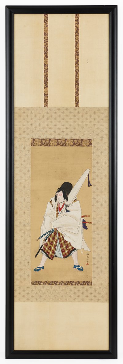 Skuespilleren Ichikawa Ebizo III som Matsuomaru i stykket Sugawara and the Secrets of Calligraphy, 18. av Katsukawa Shunko