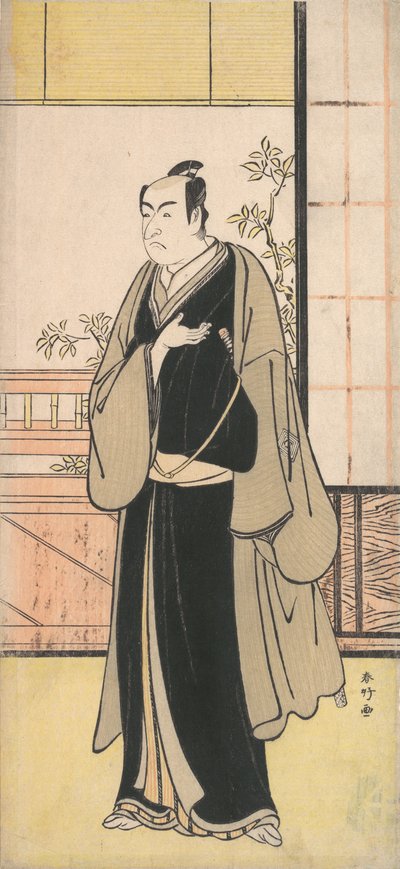 Teac and r Monnosuke Ichikawa Er det en tillatelsessone? 1777. av Katsukawa Shunko