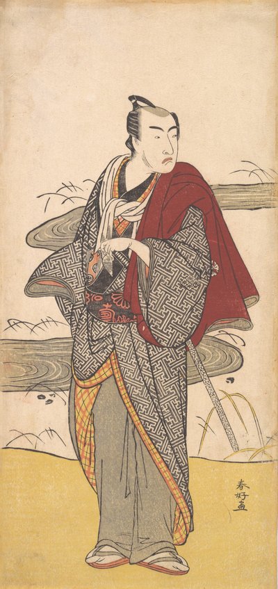 The Actor Matsumoto Koshiro 4th as a Man, ca. 1780. av Katsukawa Shunko