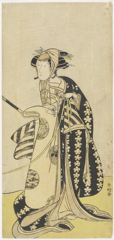 (Skuespilleren Onoe Matsusuke i en kvinnelig rolle) av Katsukawa Shunsho