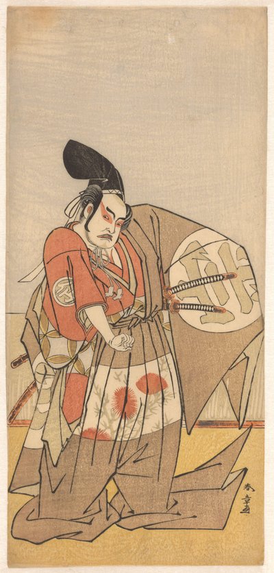 Actor ca mesager imperial norvegian av Katsukawa Shunsho