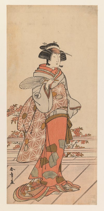 Iwai Hanshiro IV, ca. 1785 (treblokktrykk i farger) av Katsukawa Shunsho