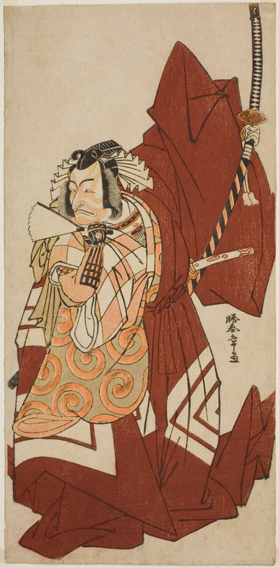 Skuespilleren Ichikawa Danjuro V som Hannya no Goro i stykket Sugata no Hana Yuki no Kuronushi, fremført på Nakamura Theatre i den ellevte måneden, 1776 av Katsukawa Shunsho