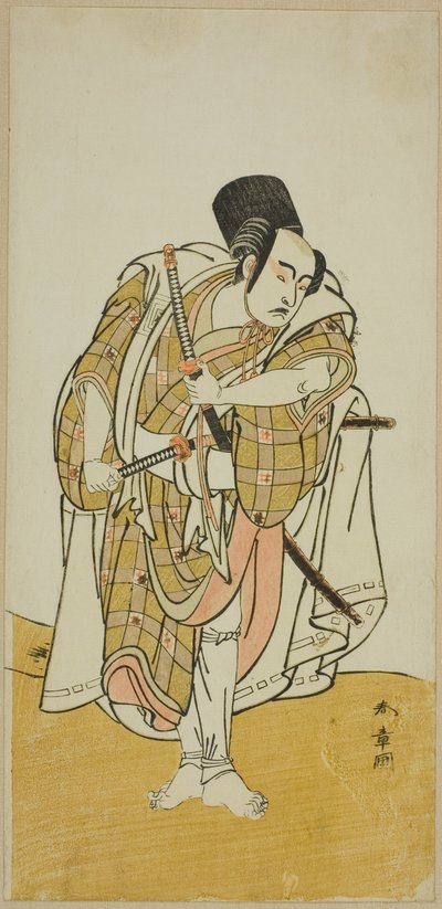 Skuespilleren Ichikawa Yaozo II (?) av Katsukawa Shunsho