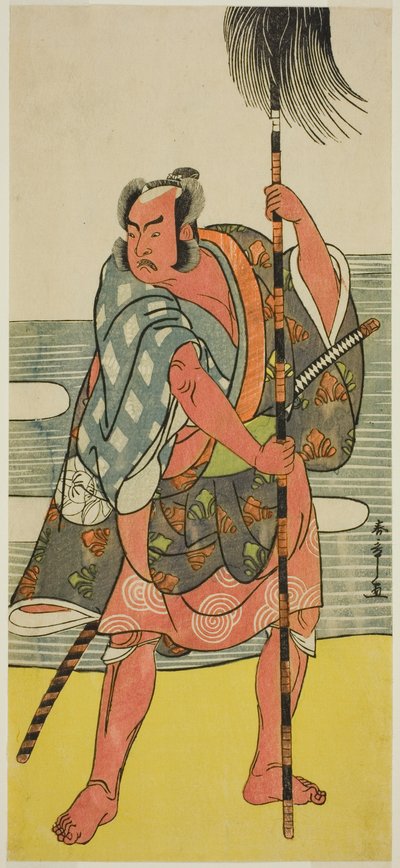 Ichimura Uzaemon Ichimura Doctor X Som tee guy Matahei tee Pay Once upon a time Man Snows modell, utført med tee Ichimura tee , 1781 av Katsukawa Shunsho