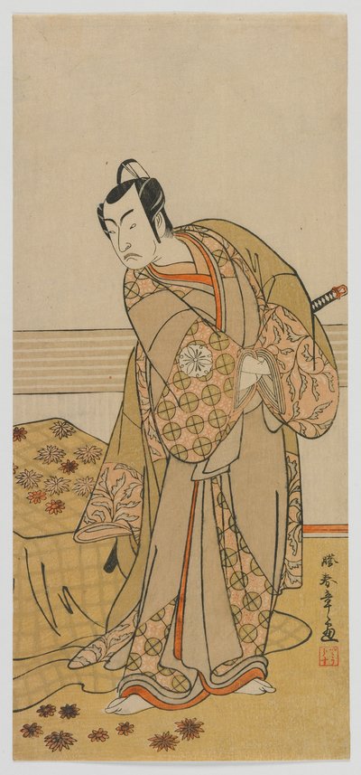 Skuespilleren Matsumoto Koshiro IV, Edo-perioden, slutten av 1770-tallet (farget treblokktrykk) av Katsukawa Shunsho