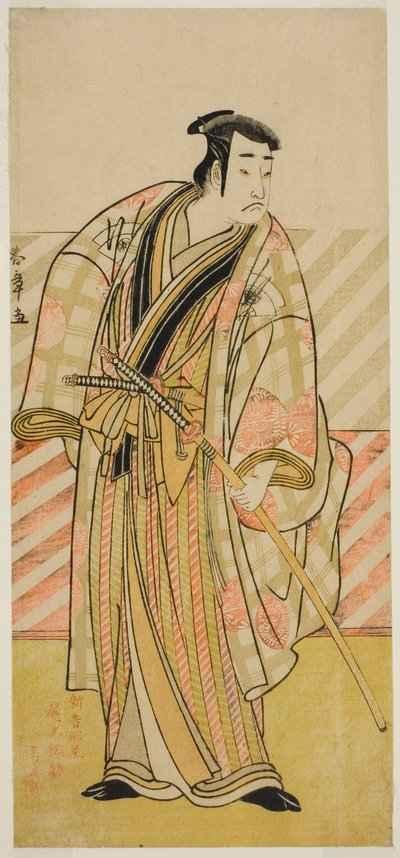 Skuespilleren Onoe Matsusuke I i en uidentifisert rolle av Katsukawa Shunsho