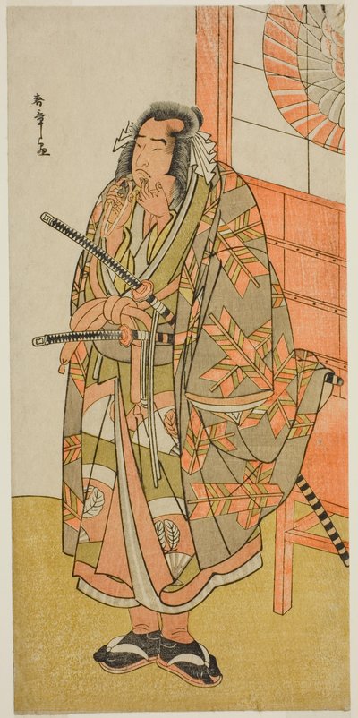 Skuespilleren Onoe Matsusuke I i en uidentifisert rolle av Katsukawa Shunsho