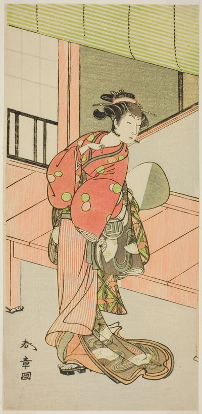 tee ac og r sanogawa ichimatsu god medlem idé kråkebolle batteri felt vei av Katsukawa Shunsho
