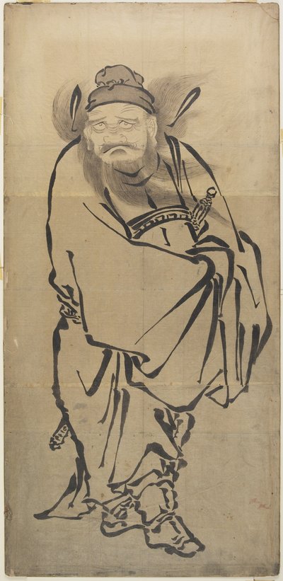 (Sho_ki the Demon Queller), midten av 1700- og midten av 1800-tallet av Katsushika Hokusai