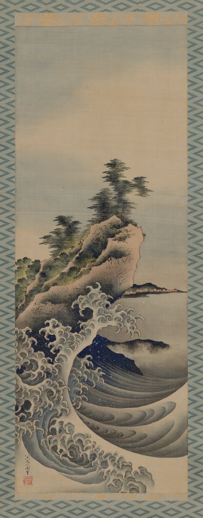 Breaking Waves, Edo-perioden, 1847. av Katsushika Hokusai