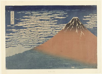 Klart vær med sørlig vind av Katsushika Hokusai