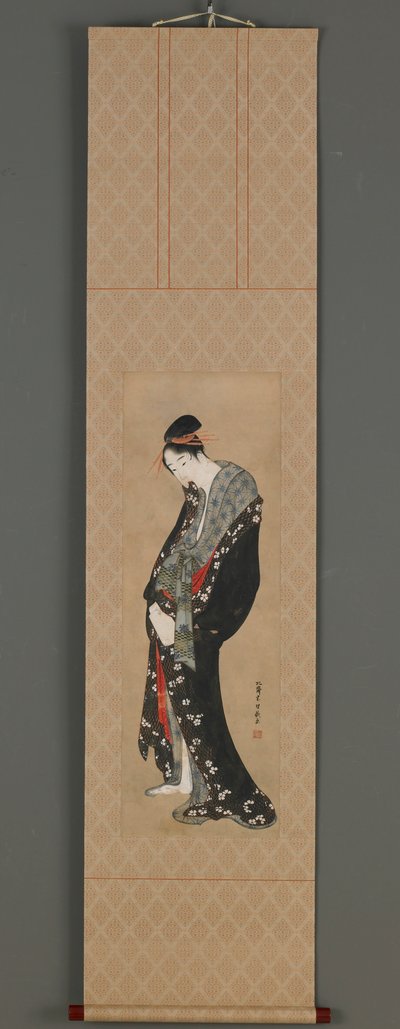 Courtesan, Edo-perioden, ca. 1796-1798. av Katsushika Hokusai