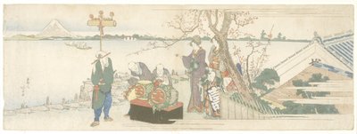 Daikagura Performe rs, 1801-1805 av Katsushika Hokusai