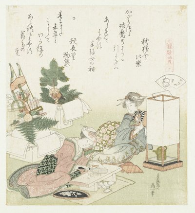 Takskall Itayagai (tittel på objekt) En sammenligning av Genroku-dikt og skjell (serietittel) Genroku kasen kaiawase (serietittel på objekt) av Katsushika Hokusai