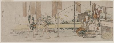 Farger på jobb, ca. 1800. av Katsushika Hokusai