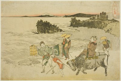Enoshima av Katsushika Hokusai