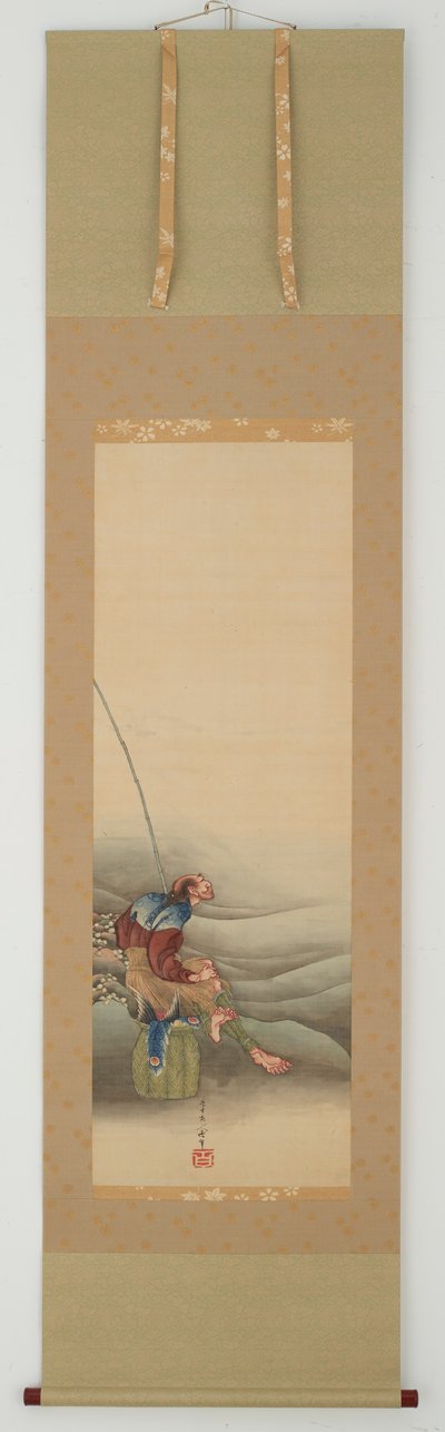 Fisherman, Edo-perioden, 1849. av Katsushika Hokusai